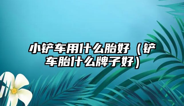 小鏟車用什么胎好（鏟車胎什么牌子好）