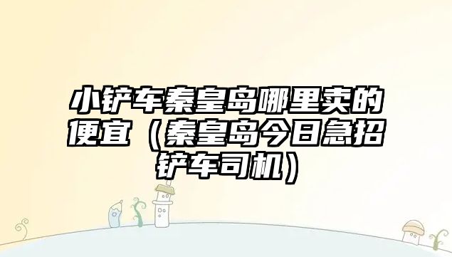 小鏟車秦皇島哪里賣的便宜（秦皇島今日急招鏟車司機）
