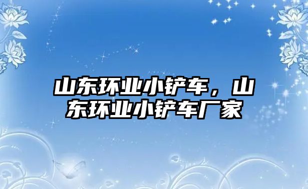 山東環業小鏟車，山東環業小鏟車廠家